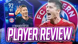 THIS CARD IS BROKEN?! 92 TOTGS LEWANDOWSKI PLAYER REVIEW! - FIFA 20 Ultimate Team
