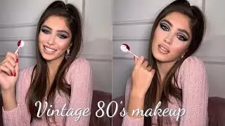 Vintage 80's makeup look !