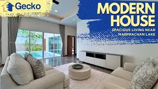 Brand New Modern House Near Mabprachan Lake |East Pattaya Only ฿ 9,750,000