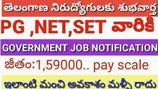 NIT in warangal professor posts notification 2018