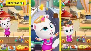 Princess Angela Sweetheart Bike Gameplay Talking Tom Gold Run Cute Funny Mobile Game 2026
