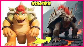 Super Mario Bros Characters In Real Life + Guess the Vovice Quiz + Favorites !🐢☠️📽️ | Bowser, Mario