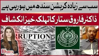 Sindh Has the Highest Corruption | Dr. Farooq Sattar's Explosive Revelation | BOL News