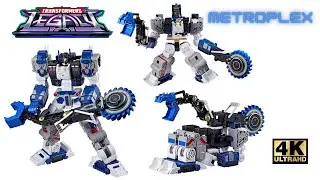 Transformers Legacy Titan Class METROPLEX Cybertron Universe Review