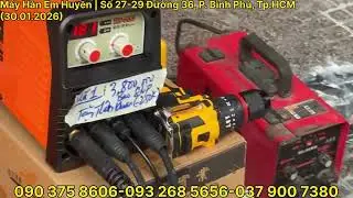 🔴 SALE THỨ 6 30/1: Tig 200S Jasic giá 2.950K. Mig 1kg giá rẻ!