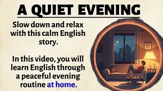 A Quiet Evening at Home | Learn English Through a Relaxing Story