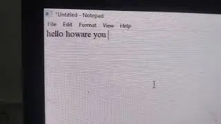 how to enable status bar view feature in notepad