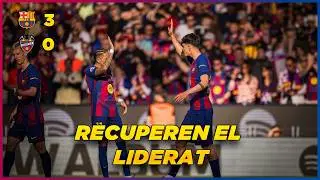 El Bar&ccedil;a agafa aire | FC Barcelona 3 Llevant 0