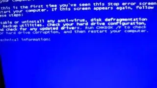 Windows XP PC Boot problems can't get to startup screen