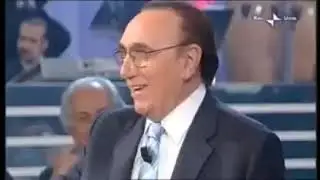 Pippo Baudo ospita Little Tony a Domenica In 1^ parte