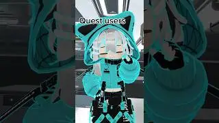 VRchat Quest users VS PCVR #vrchat #vrchatfunny #quest2 #memes