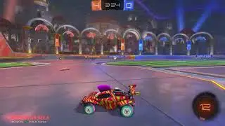 Jogando Rocket League que nem profissional com meu amigo