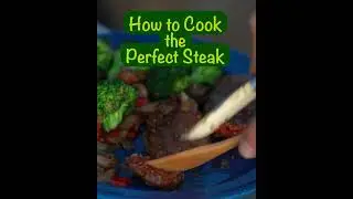 How to Cook the Perfect Steak while Camping | #shorts