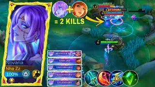 NOVARIA COMBO GUINEVERE PERFECT 1HIT!! NOVARIA BUILD & EMBLEM 2025 | MOBILE LEGENDS