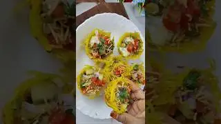 Hew to make Lucknow famous basket chat बास्केट चाट रेसिपी#shorts#ytshorts