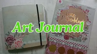 Eine Weihnachtsseite im Art Journal gestalten