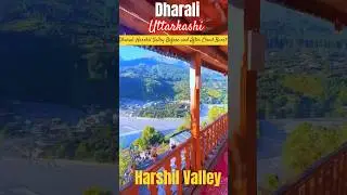 Dharali Harshil Valley 🏞️ Before & After Cloud Burst ⛈️ Uttarkashi Landslide 🌁 #trending #shorts