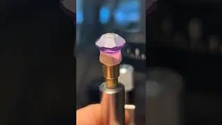 Cutting Raw Amethyst into a Polished Gem! Faceted by Michael Moriarty #amazing #beautiful #gemstone