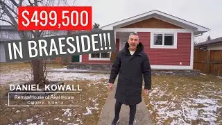 TOUR A $499,500 UPGRADED BUNGALOW IN BRAESIDE CALGARY | FOR SALE - 2022