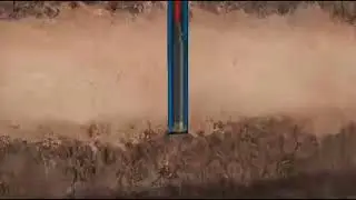 Animation video of the working principle of DTH water well drilling rig machine