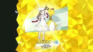 Lv1 Jasmine (Holiday 2022) and Ampharos | Showcase Review | Shine a Gentle light| Pokemon Masters EX