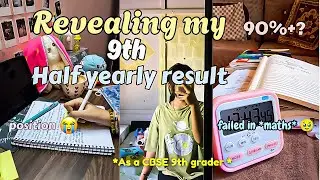 I FAILED or TOPPED? 😭🔥 | Revealing My *Class 9th Results* (marks, mistakes, percentage, position)