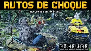 Autos de choque - Proceso de edici&oacute;n digital