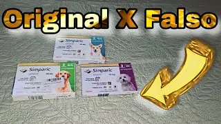 Como é o Simparic ORIGINAL e o Simparic FALSO