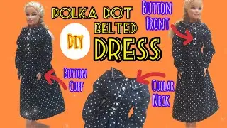 DIY - POLKA DOT DRESS /fashion/barbie/crafts