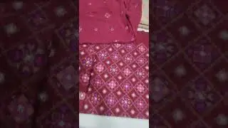 karandi bareeze embroidered 3piece#2022 #bareezeshawl #embroidery#pakistanidress#ghotki