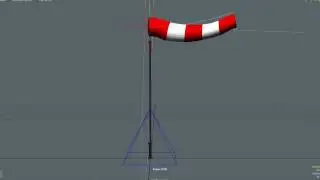 Windsock Animation Test in modo 601