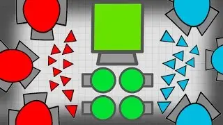 Diep.io New Factory BOSS Tank Vs MOST POWERFUL Overlord!! | TDM & Tag Mode Gameplay! Best Gameplay!