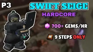 TRIO HARDCORE | SWIFT SEIGE P3 POV | Tower Defense Simulator
