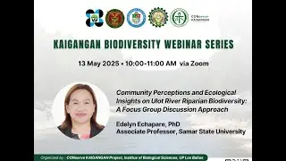 Community Perceptions and Ecological Insights on Ulot River Riparian Biodiversity: A FGD Approach
