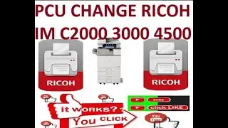 PCDU REMOVED IMC 2000 3000 3000 4500 6000 RICOH GESTETNER DANKA