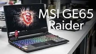 MSI GE65: 8-core 9th gen vs. Core i9-9900k & Ryzen