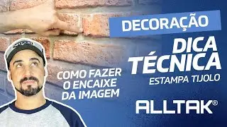 COMO FAZER O ENCAIXE DO ADESIVO TIJOLO | ALLTAK DECOR