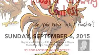 Geauga Fair Rooster Crowing Contest