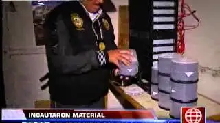 Am&eacute;rica Noticias - 20.08.13 - Incautaron 100 mil d&oacute;lares en CD y DVD piratas en el Centro de Lima