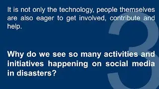 Panel IM: Social Media & Citizens Initiatives in Crisis response 3/6