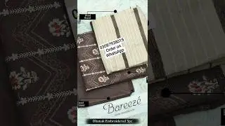 *BAREEZE* Winter collection Most awaited volume of winter DHANAK 100 %#occasionalwear