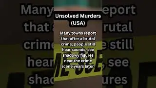 Strange But True: Unsolved Murders (USA)