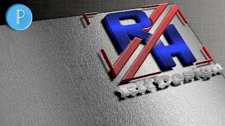 RH Logo Design #56 | On PixelLab & Android - Tutorial 🔹 Qai.HH