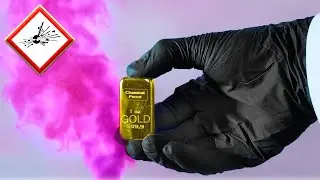 The First High-Explosive compound to be discovered. Fulminating Purple Gold