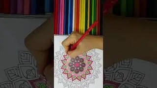 Relaxing time by Mandala:Colouring art:Colouring by crayon