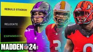 How to put an EXPANSION TEAM into Madden 24 Franchise