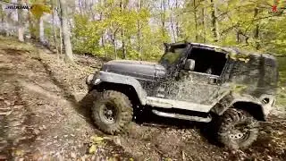 Jeep Wrangler на резине JOURNEY CLAW 33x12.5 R15 в бездорожье