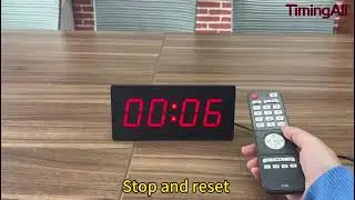 Countdown to Success: Elevate Your Productivity with the Small 4-Digit 1.8-Inch Timer