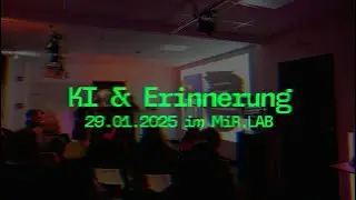 Vortrag / Lecture: Dr. Ellen Pearlman - KI und Erinnerung