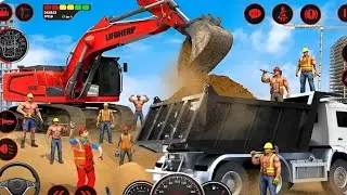 🔥 Modified JCB Road Construction  || Heavy Machinery 3D Simulator Android Gameplay 